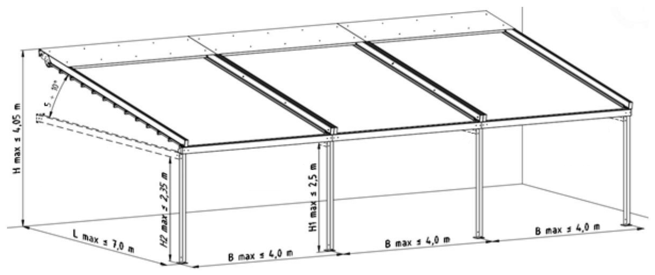 Pergola SOLID falra szerelhető multimodul