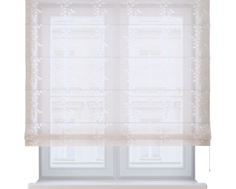 Nappali római rolók öböl ablakhoz