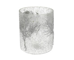 Świecznik Twig I ⌀15cm ezüst