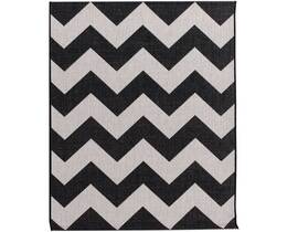 Dywan Modern Chevron fekete/bézs160x230cm