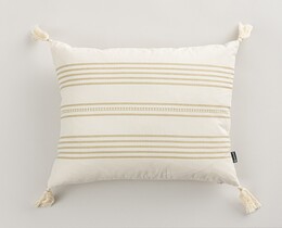 Párnahuzat Linea Sand Tassel párnához 45x45 cm