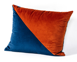 Poduszka Patchwork kwadratowa réz tinta