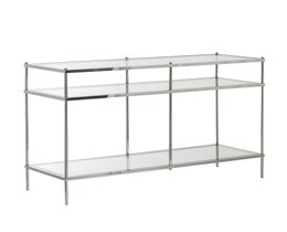 Konzolasztal Tiszta ezüst 120x40x80cm