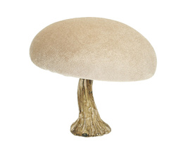 Dekoracja Velvet Gomba 12 cm bézs