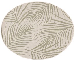 Dywan Lineo bézs/dzsungelzöld 120cm
