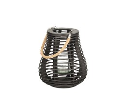 Lampion Vela 33cm fekete
