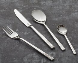 Fiori Platinum evőeszköz készlet 6 személyre, 24 darabos