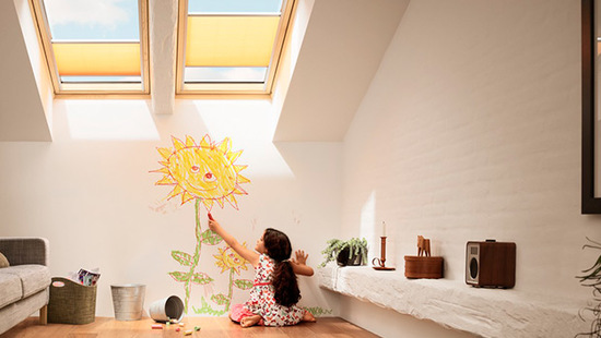 VELUX rakott redőnyök