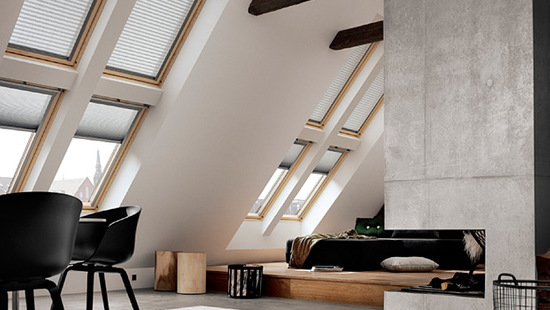 VELUX rakott redőnyök