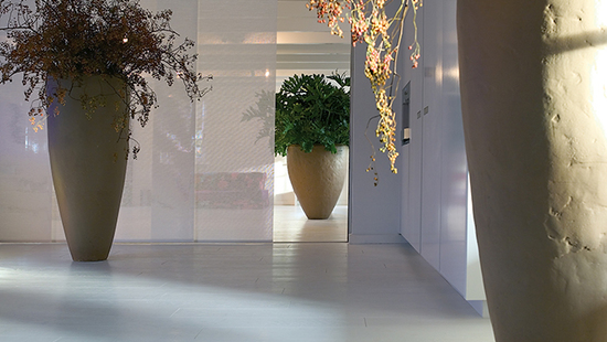 Szabadon lógó belső redőnyök