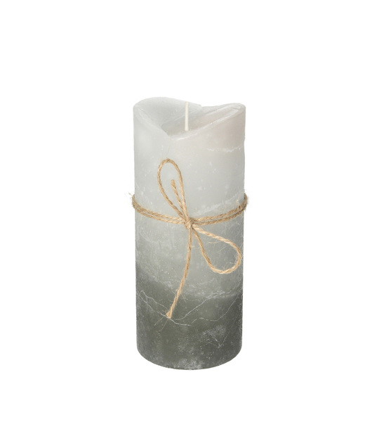 Świeca Dorotea 15 cm dark grey cristal