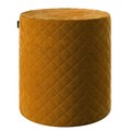 Quilted Barrel Pouffe