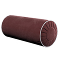 Bolster Cushion with Pleats and Piping